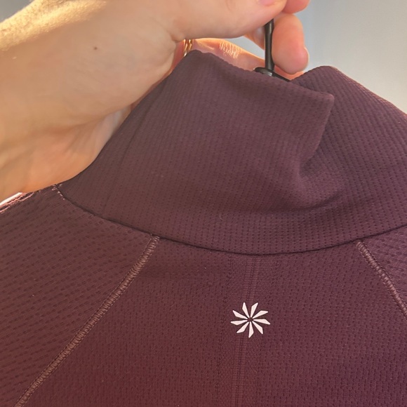 Athleta Plum Turtleneck Top - Picture 2 of 3